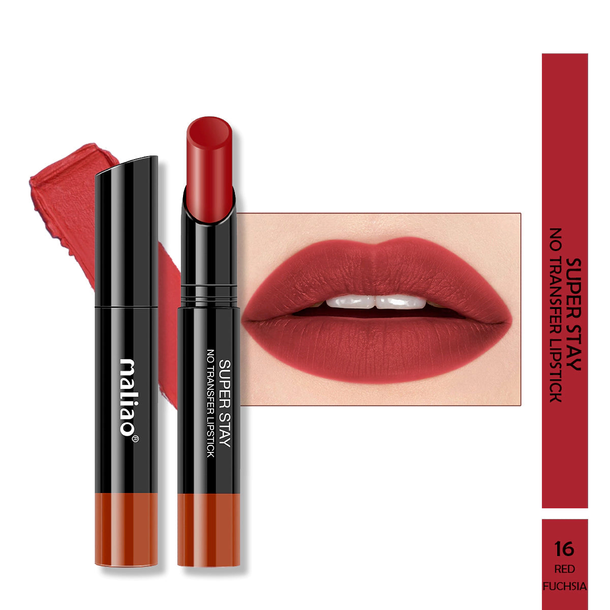 Maliao Super Stay No Transfer Lipstick - Unwavering Elegance Lip
